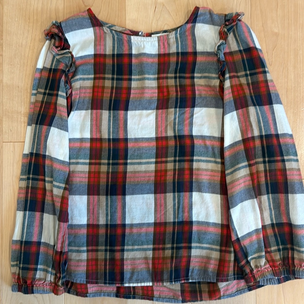 Jcrew crewcuts girls blouse size 10